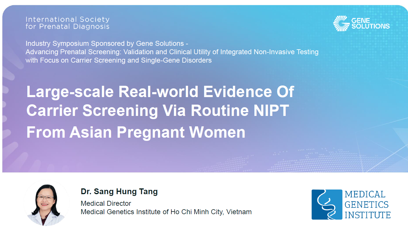 Gene Solutions giới thiệu nhiều nghiên cứu nổi bật về y học hệ gen tại Hội nghị ISPD 2026- Ảnh 2.