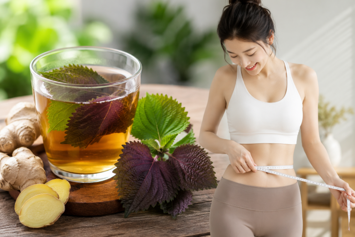 Giảm Cân Hiệu Quả Với Nước Lá Tía Tô và Gừng: Thực Hư Ra Sao?