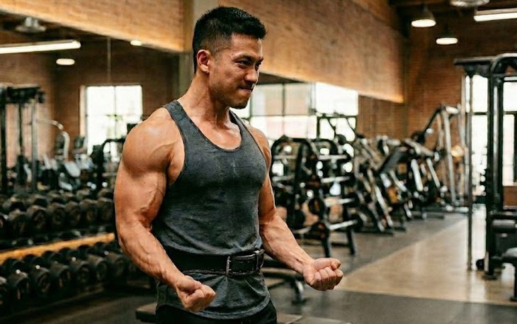 5 bài tập với khăn giúp tăng cường sức mạnh cánh tay tuổi 60 - Ảnh 1.