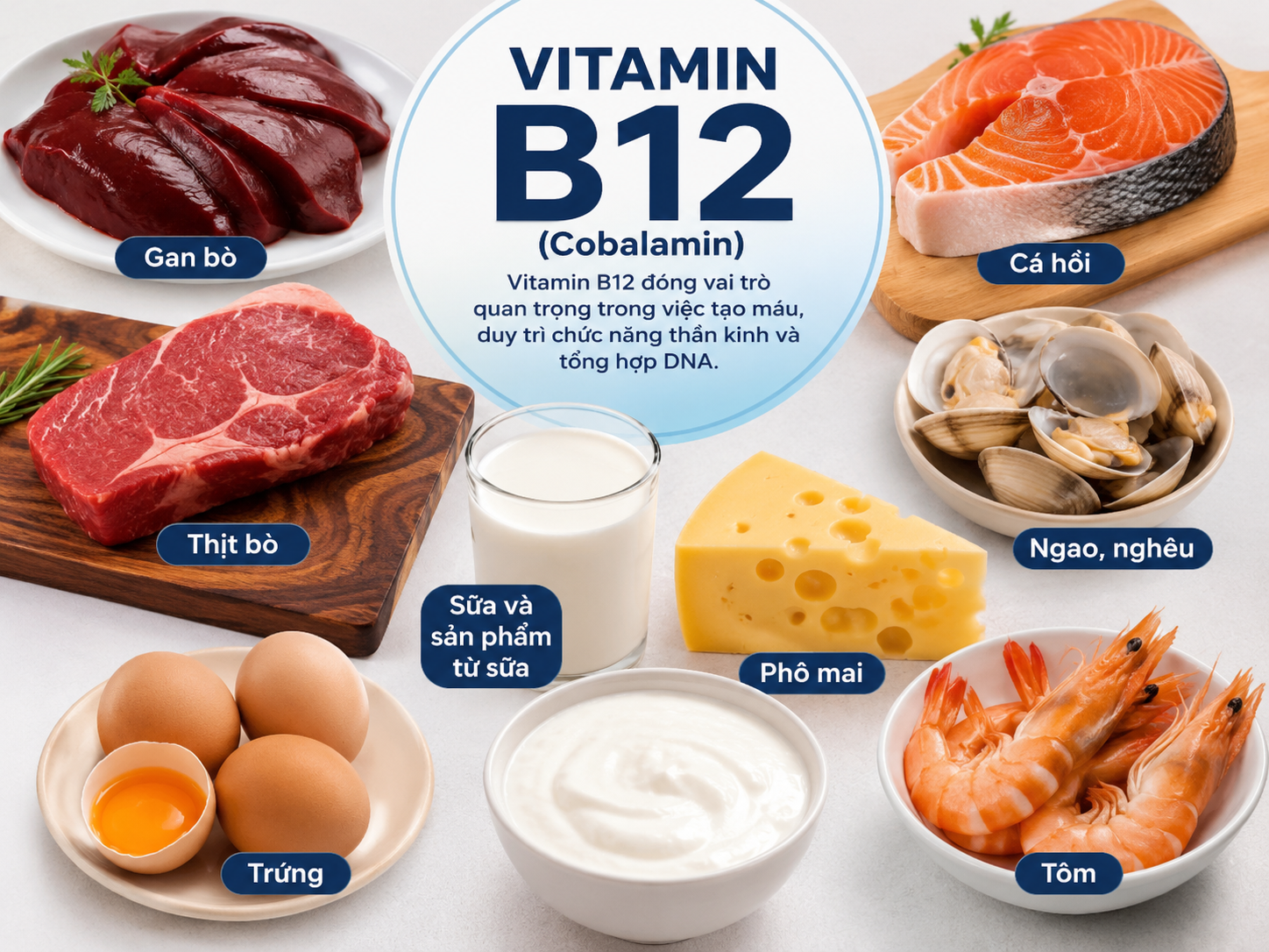 Tầm Quan Trọng Của Vitamin B12 và Sắt Trong Sức Khỏe Của Chúng Ta