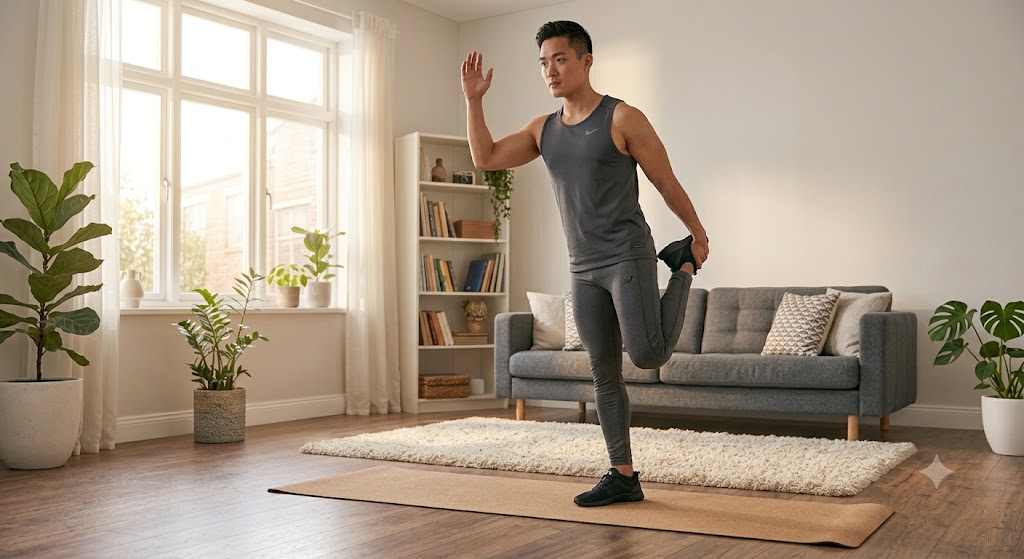 Giãn cơ giúp tăng độ linh hoạt và khả năng vận động của khớp. Ảnh AI.