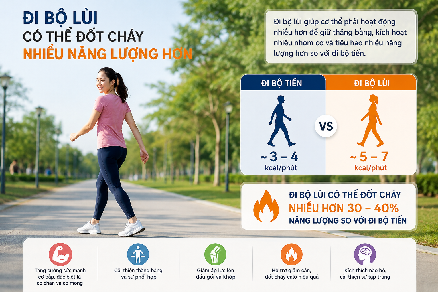 Khám Phá Những Lợi Ích Đáng Kinh Ngạc Của Đi Bộ Lùi