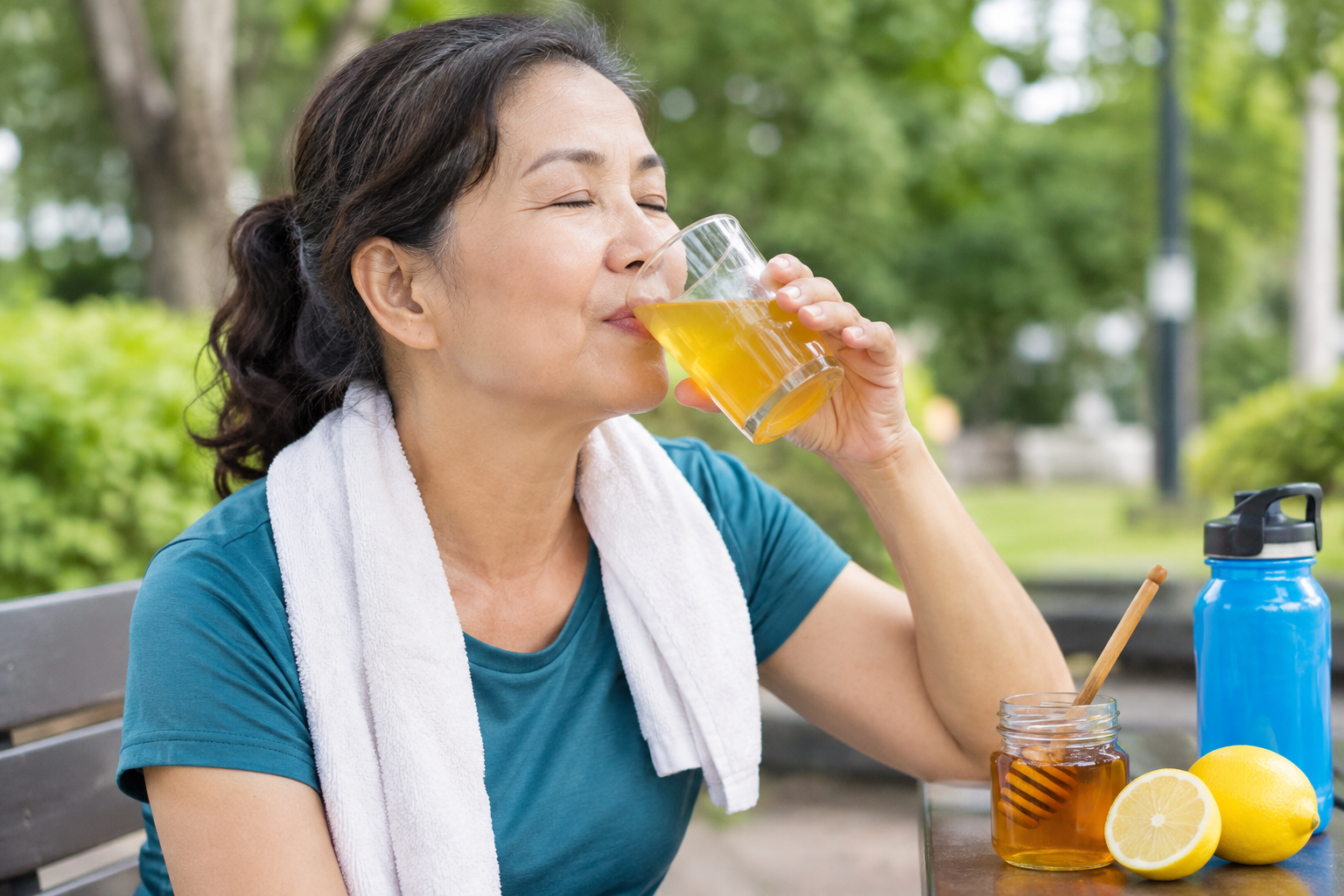 Mật ong cung cấp carbohydrate, hỗ trợ năng lượng khi vận động.