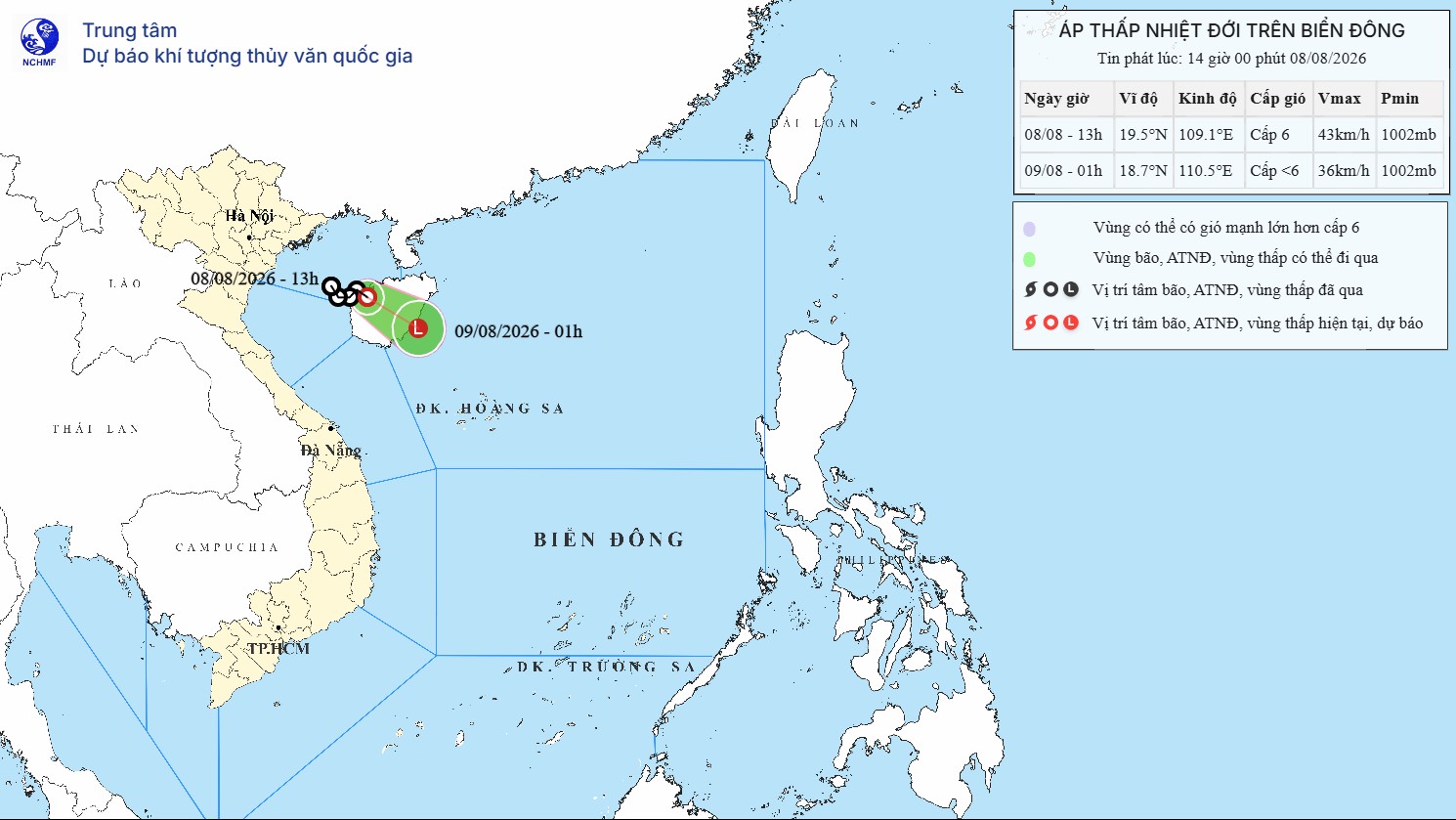 ap-thap-tren-bien-dong-17861743576502048107129 Áp thấp nhiệt đới giật cấp 8, di chuyển chậm trên Biển Đông- Ảnh 1.