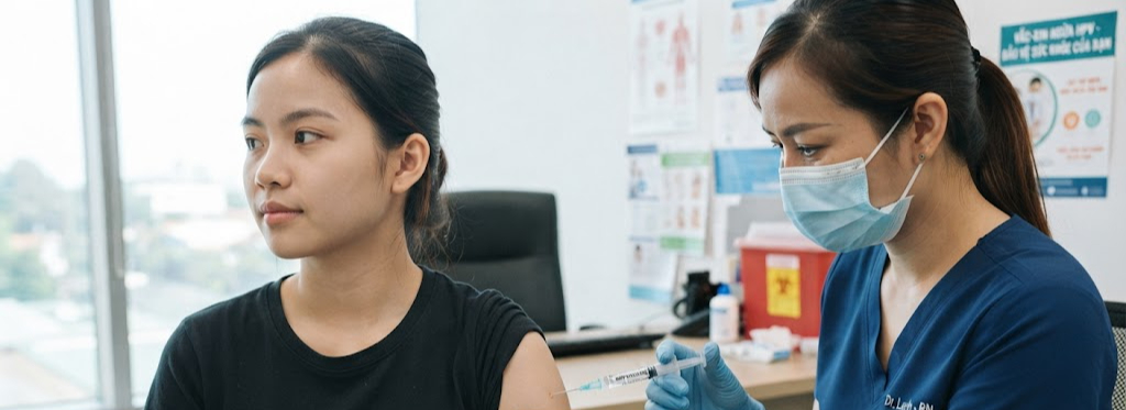 base64-17851655680851228668058 Tiêm phòng HPV rồi có cần khám tầm soát ung thư cổ tử cung không? - Ảnh 1.