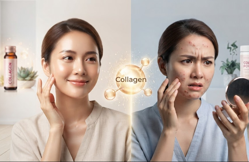 Tìm Hiểu Collagen: Lợi Ích, Cách Dùng và Câu Chuyện Về Mụn