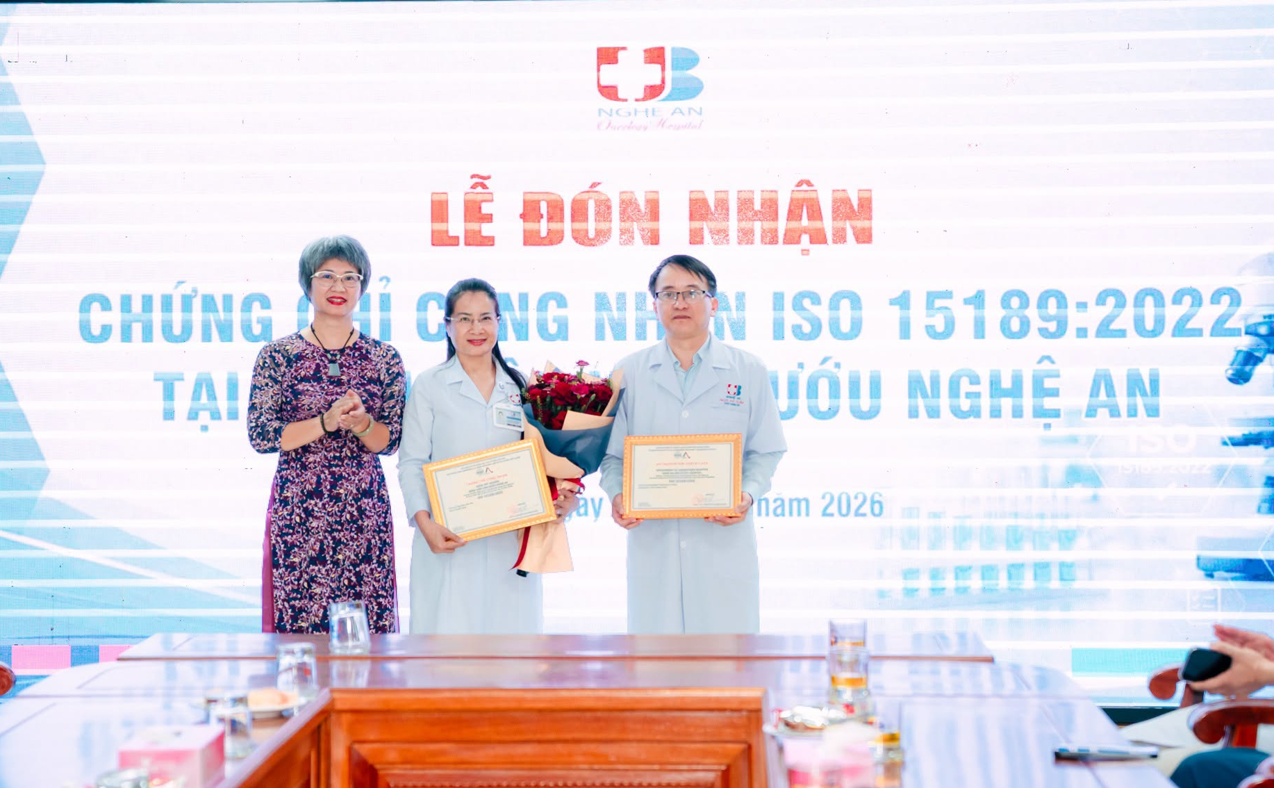 ISO 15189:2022 thúc đẩy chuẩn xét nghiệm tại Bệnh viện Ung bướu Nghệ An