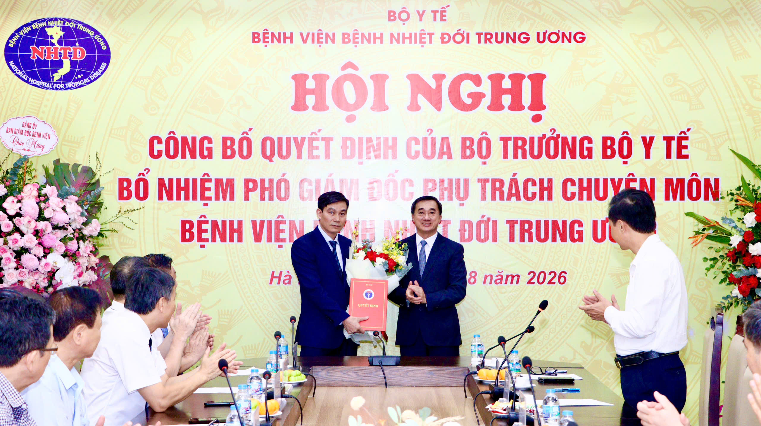 Bổ nhiệm Phó Giám đốc Bệnh viện Bệnh Nhiệt đới Trung ương