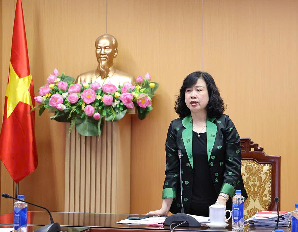 Bộ trưởng Đào Hồng Lan yêu cầu siết tiến độ, đẩy nhanh chuyển đổi số y tế- Ảnh 1.