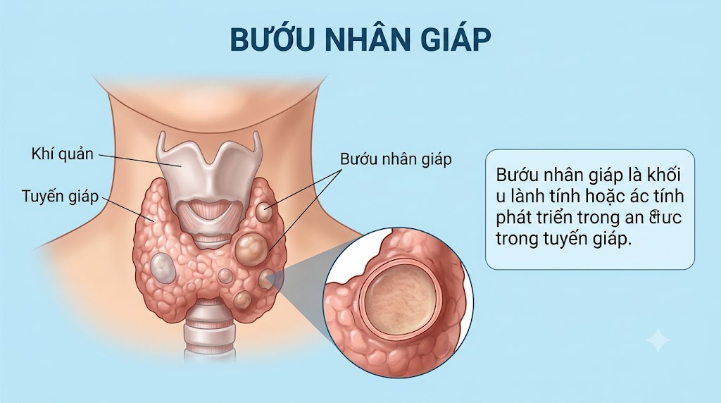 Lựa Chọn Giữa Phẫu Thuật và Đốt Sóng Cao Tần Cho Bướu Nhân Tuyến Giáp