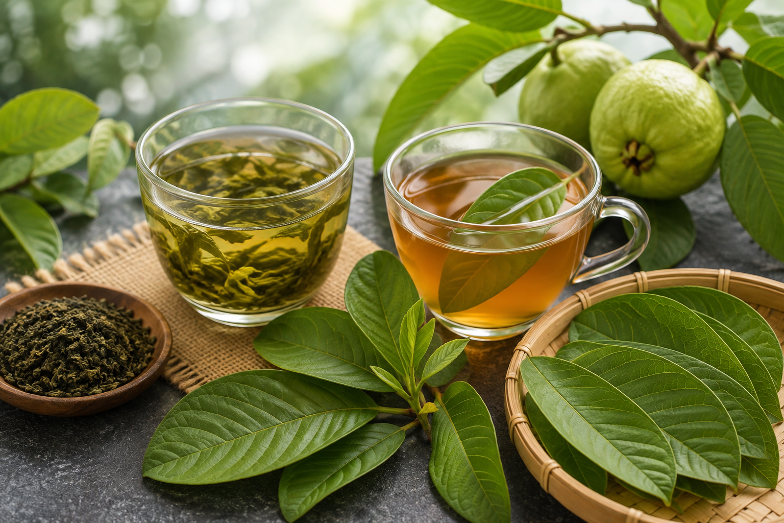 Lá Ổi và Trà Xanh: Ai Là Vị Cứu Tinh Cho Sức Khỏe Của Bạn?