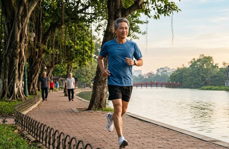 Tăng Cường Sức Khỏe Tim Mạch Cho Nam Giới Trên 50 Với Chạy Bộ