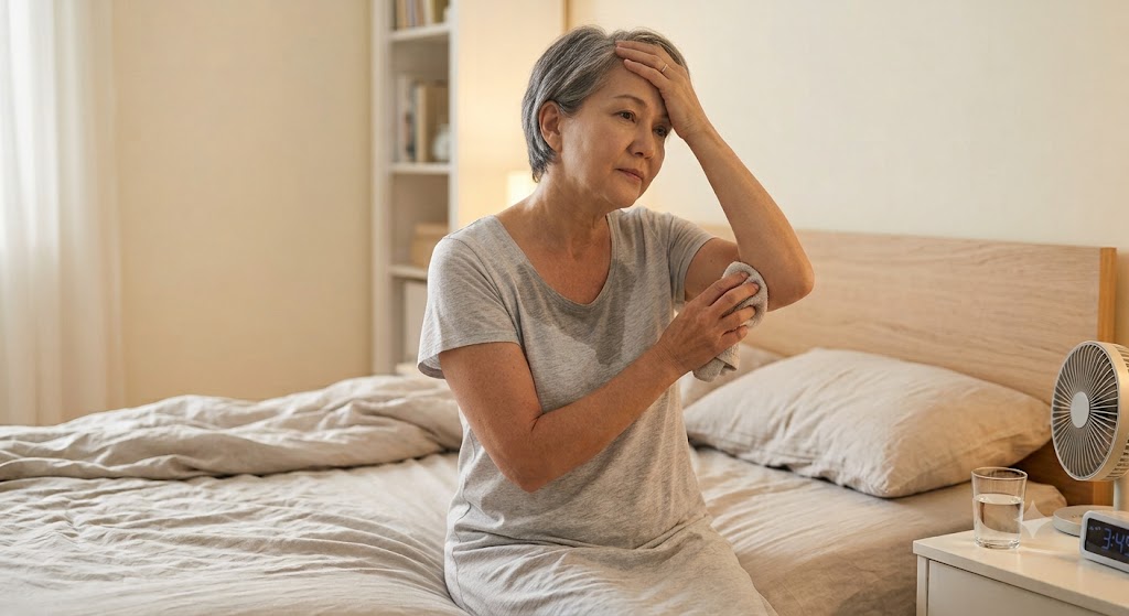 Những Thông Tin Quan Trọng Về Chứng Đổ Mồ Hôi Ban Đêm Ở Phụ Nữ Mãn Kinh