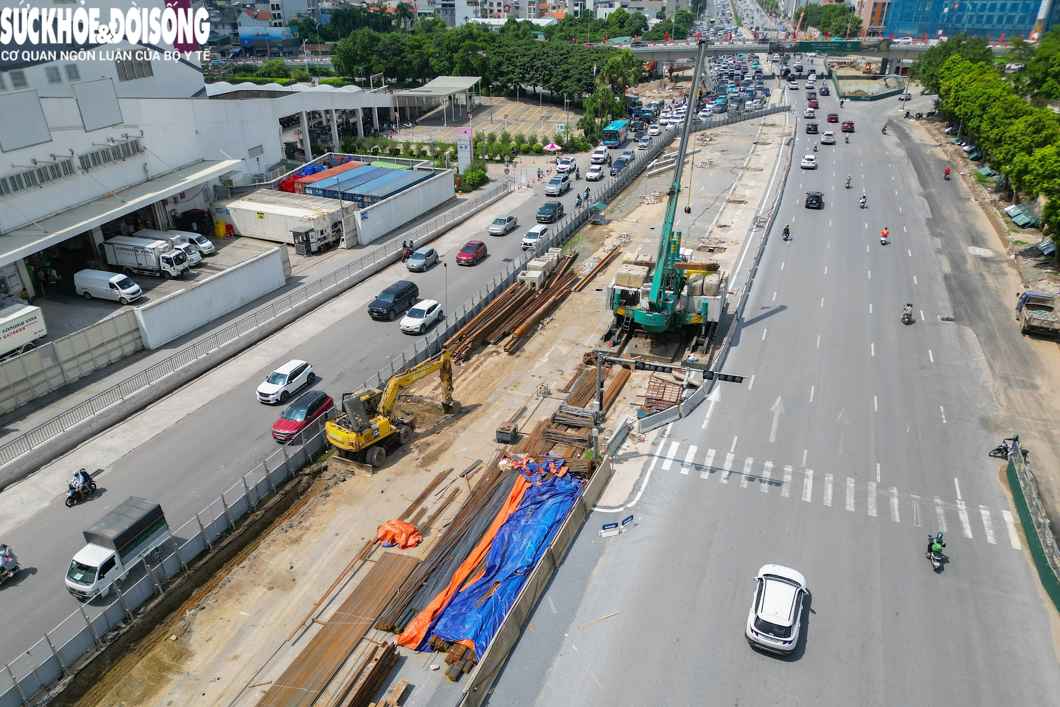 Công trường hầm chui Cổ Linh Công trường hầm chui Cổ Linh
