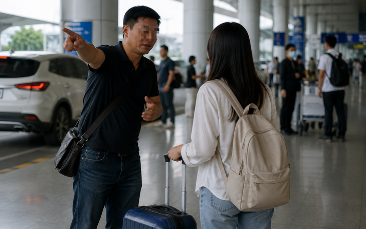 Xử Lý Nghiêm Các Hành Vi Chèo Kéo Khách Tại Sân Bay Nội Bài- Ảnh 1.