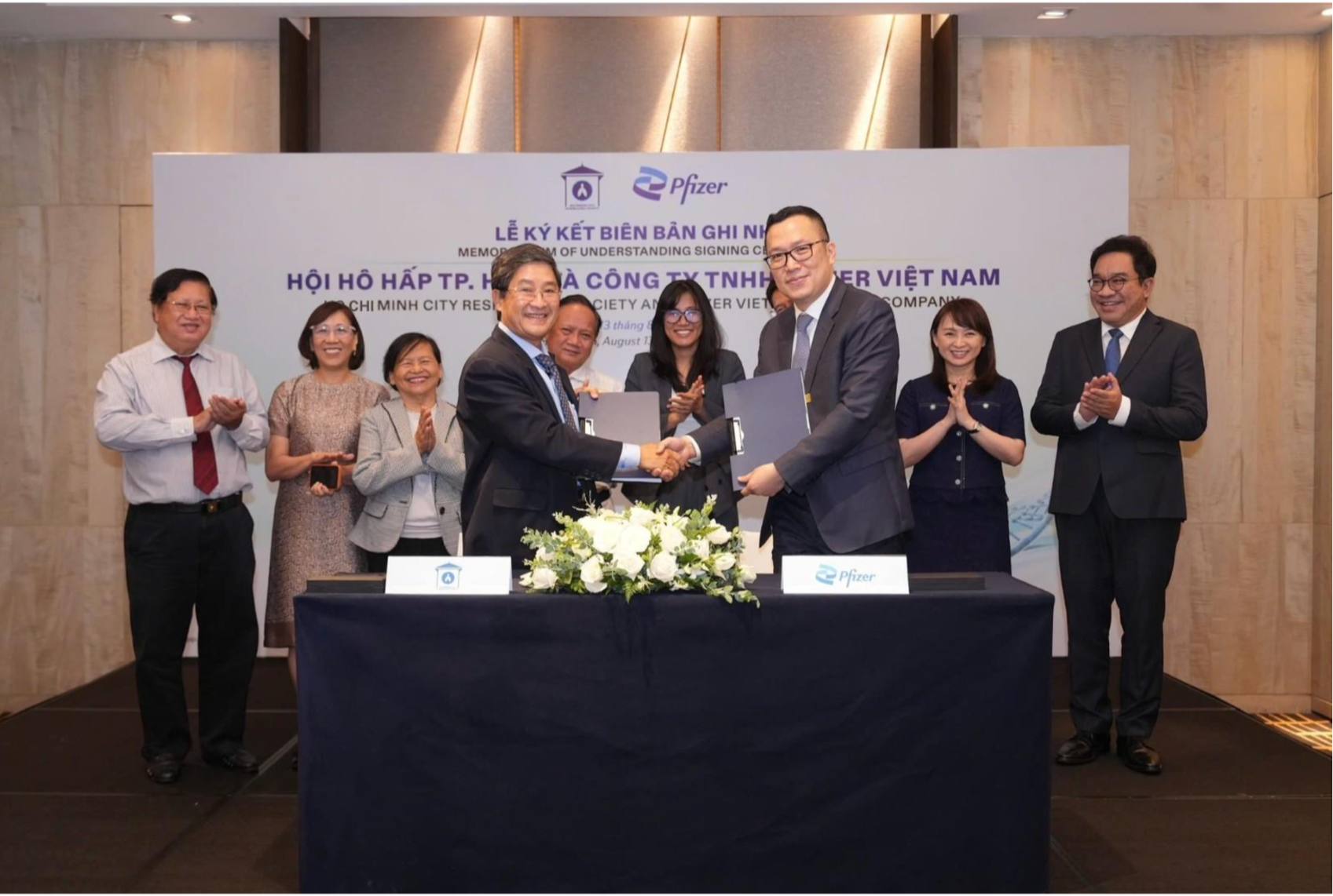 Hợp tác giữa Hội Hô hấp, Bệnh viện Nhân dân Gia Định và Pfizer Việt Nam