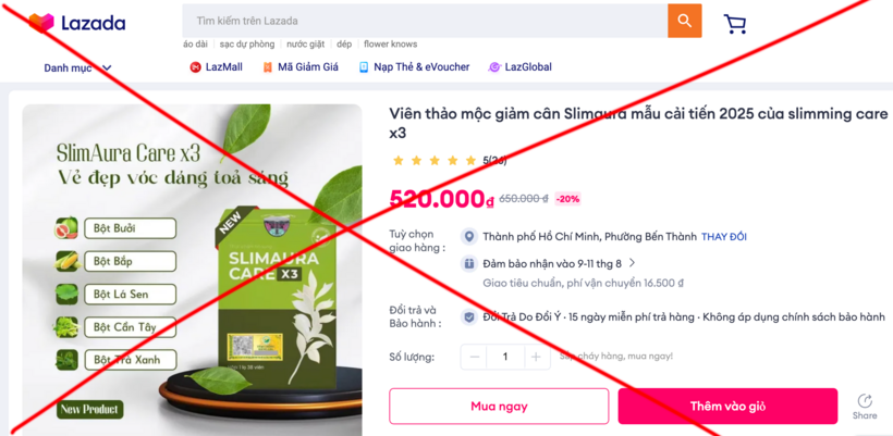 Bộ Y tế Kiểm Tra Hoạt Động Quảng Cáo Slimaura Care x3 Để Bảo Vệ Người Tiêu Dùng