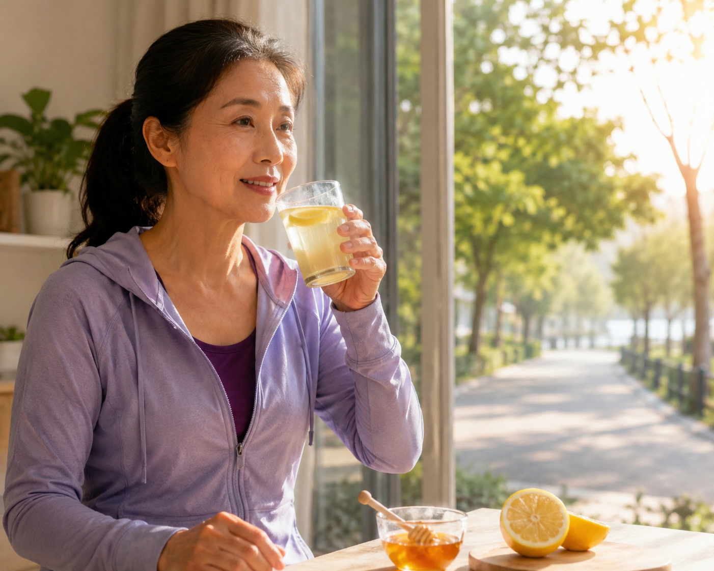 Có Nên Uống Nước Chanh Mật Ong Trước Khi Đi Bộ Cho Người Trên 50?