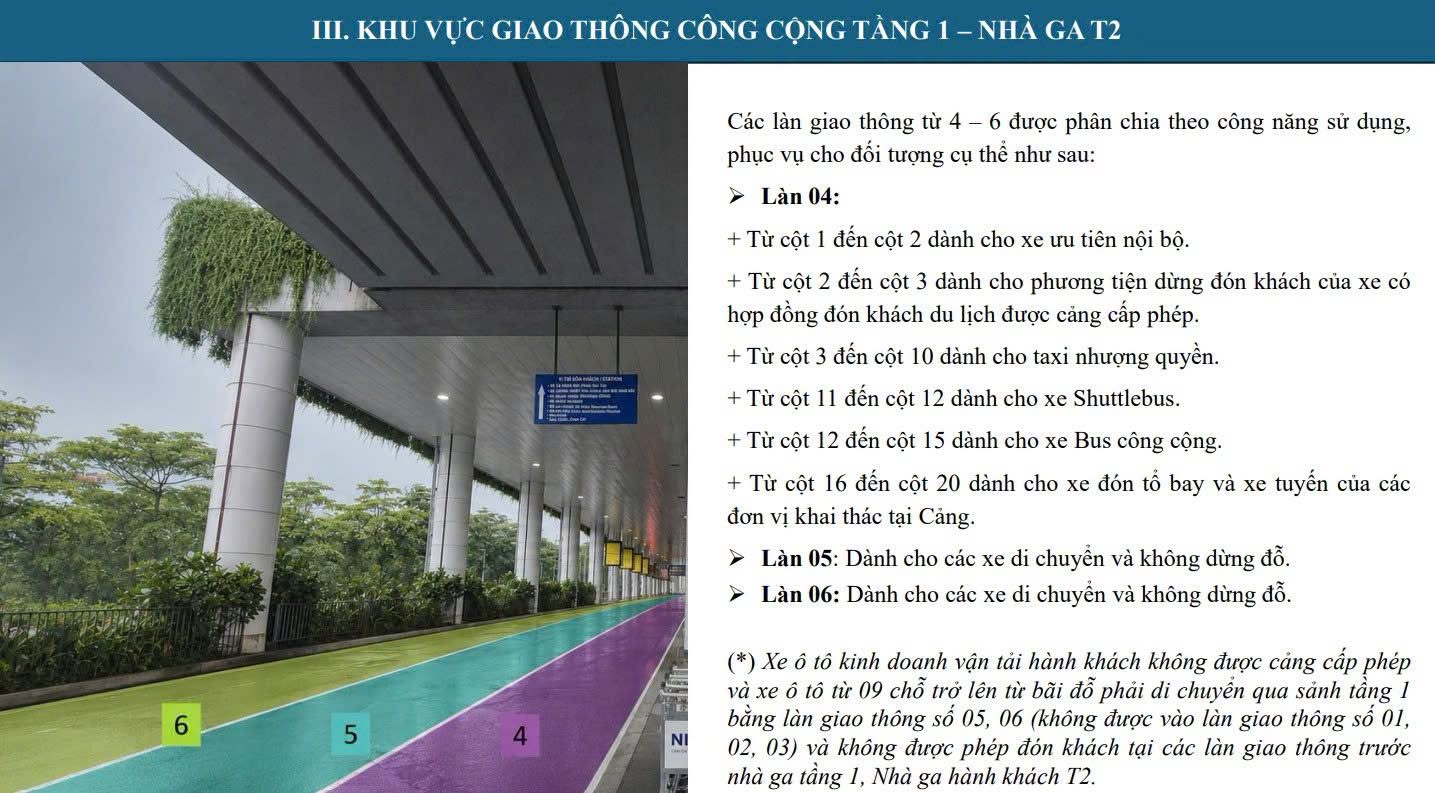 Thay Đổi Phân Luồng Giao Thông Tại Sân Bay Nội Bài Từ Ngày 3/8