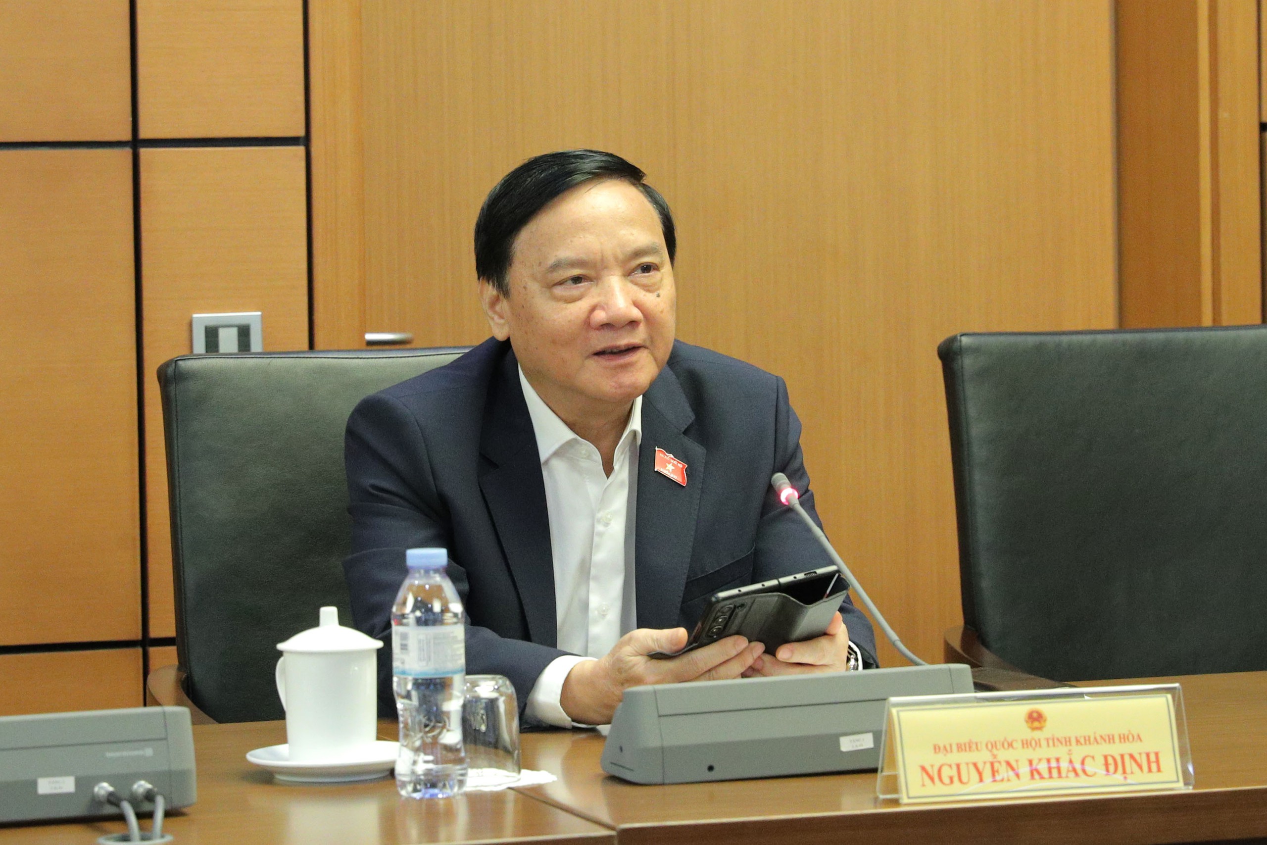 pctqh-dinh-1785997492203892991338 Phó Chủ tịch Quốc hội Nguyễn Khắc Định phát biểu