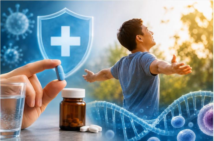 Điều trị kháng virus (ART) giúp kiểm soát HIV hiệu quả HIV: Tác động của việc uống thuốc đều đặn