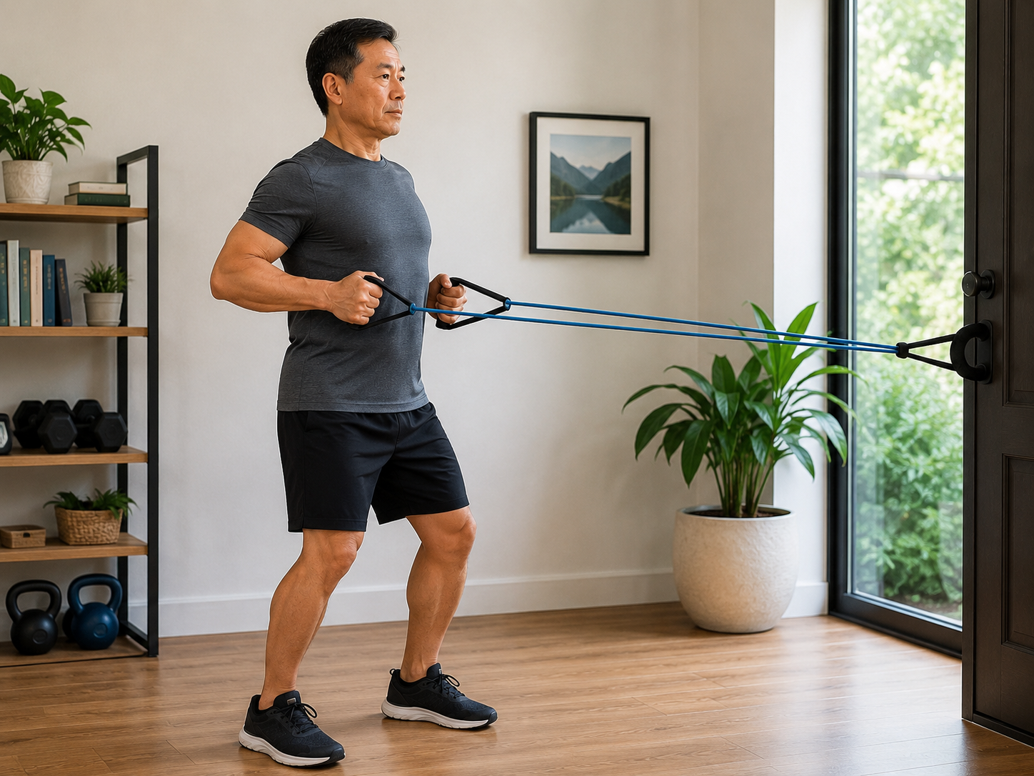 Kéo dây kháng lực đứng
