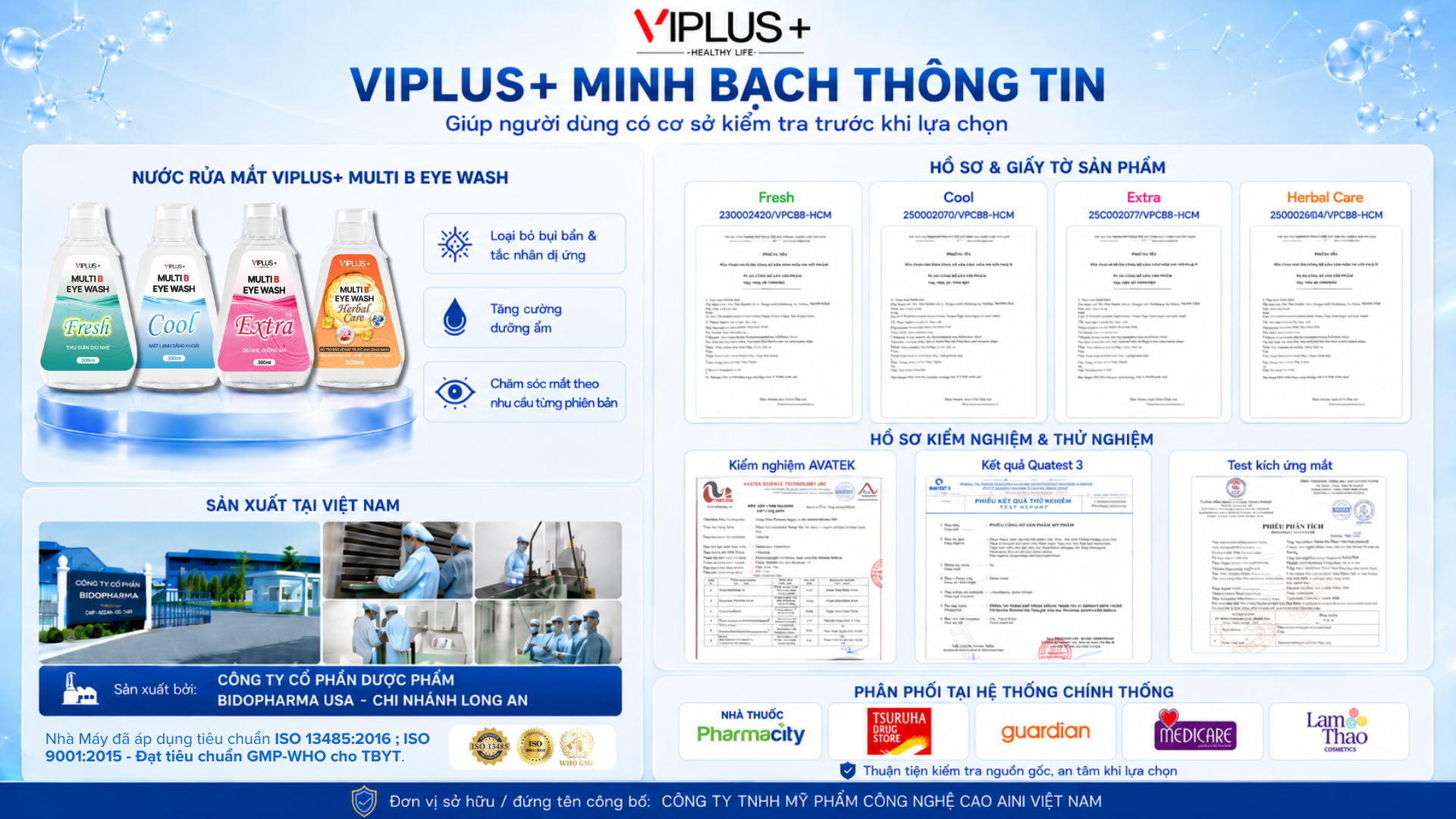 Chăm sóc mắt chủ động: hướng dẫn chọn sản phẩm minh bạch